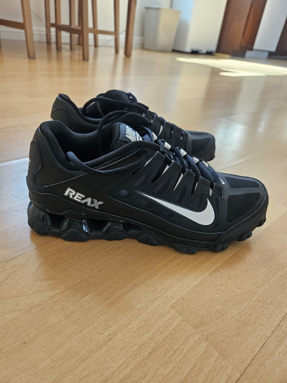 Nike Black Athletic Reax Running Shoes